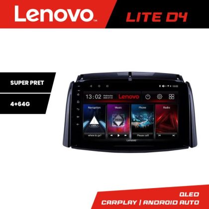 Navigatie Toyota Land Cruiser L100 2002-2008 Lenovo Kit-L100 4+64 GB Android Waze USB Navigatie Internet Youtube Radio