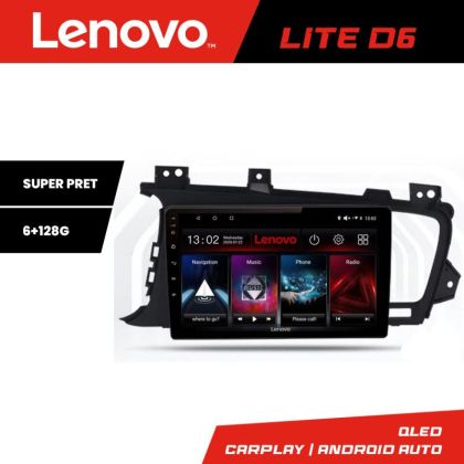 Navigatie Hyundai Elantra 2011-2013 Lenovo Kit-092 8 core 6+128 GB Android Waze USB Navigatie Internet Youtube Radio