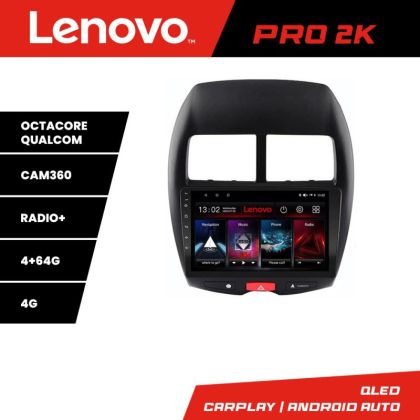 Navigatie Peugeot 4008 2012-2018 Android radio gps internet 8 core QLED 2K 4+64 360 Lenovo v1