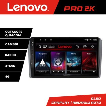 Navigatie Audi A4 B6 Quad Core Lenovo Kit-050 8 core QLED 2K 4+64 360 Android Waze USB Navigatie Internet Youtube Radio v1