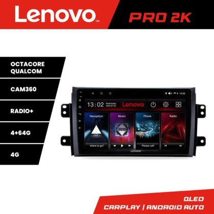 Navigatie Honda Civic 2012-2015 Lenovo Kit-132 8 core QLED 2K 4+64 360 Android Waze USB Navigatie Internet Youtube Radio