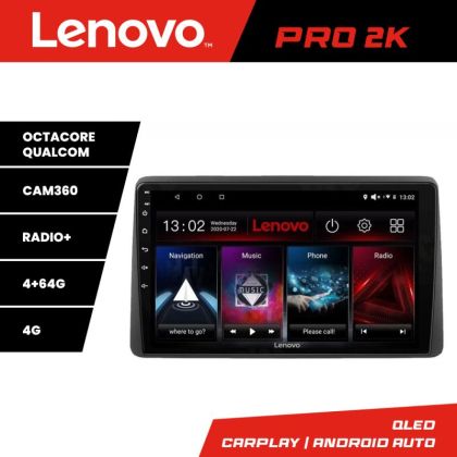 Navigatie Dacia Duster dupa 2019 Lenovo Kit-199 8 core QLED 2K 4+64 360 Android Waze USB Navigatie Internet Youtube Radio v1