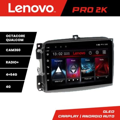 Navigatie Kia Rio Lenovo Kit-504 8 core QLED 2K 4+64 360 Android Waze USB Navigatie Internet Youtube Radio