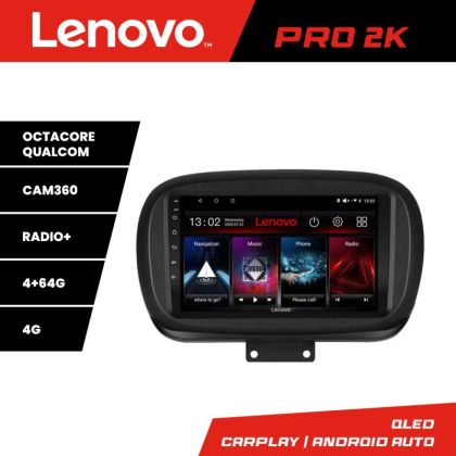 Navigatie Hyundai Tucson Lenovo Kit-546 8 core QLED 2K 4+64 360 Android Waze USB Navigatie Internet Youtube Radio