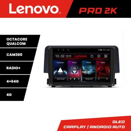 Navigatie Ford Transit Quad Core Lenovo Kit-845 8 core QLED 2K 4+64 360 Android Waze USB Navigatie Internet Youtube Radio