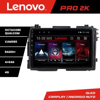 Navigatie Hyundai I10 2013-2019 Lenovo Kit-HY38 8 core QLED 2K 4+64 360 Android Waze USB Navigatie Internet Youtube Radio