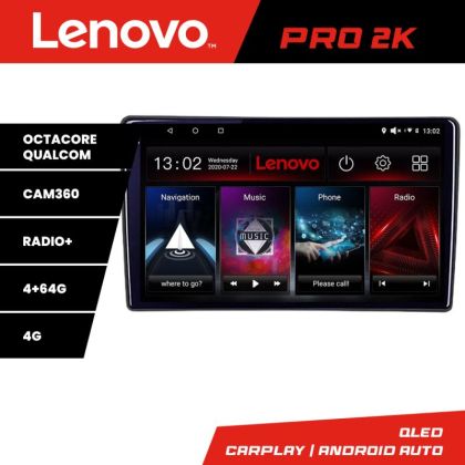 Navigatie Ford Mustang 2015-2020 Lenovo Kit-MUSTANG 8 core QLED 2K 4+64 360 Android Waze USB Navigatie Internet Youtube Radio