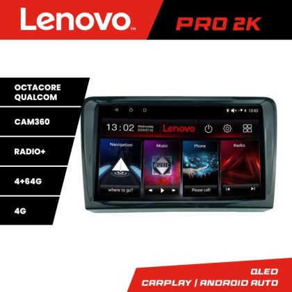 Navigatie VW PQB Lenovo Kit-VW 8 core QLED 2K 4+64 360 Android Waze USB Navigatie Internet Youtube Radio v1