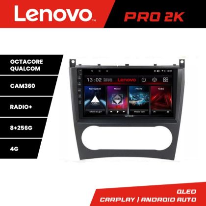 Navigatie BMW Seria 3 E90 Lenovo Kit-095 8 core QLED 2K 8+256 360 Android Waze USB Navigatie Internet Youtube Radio