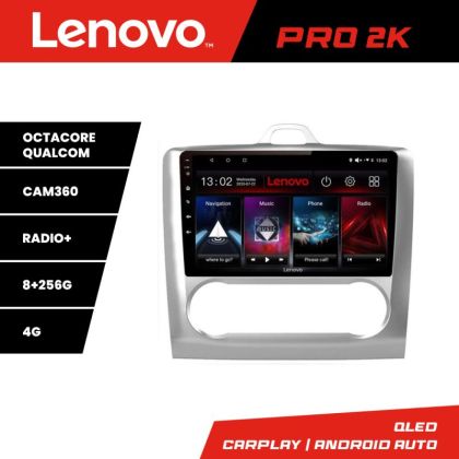 Navigatie Toyota Hilux 2008-2014 Lenovo Kit-143 8 core QLED 2K 8+256 360 Android Waze USB Navigatie Internet Youtube Radio