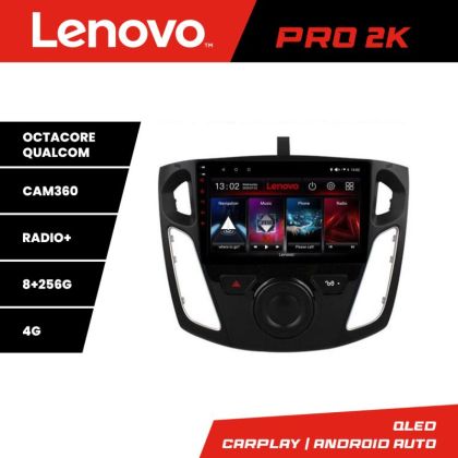 Navigatie Dacia Duster 2012-2019 Lenovo Kit-157 8 core QLED 2K 8+256 360 Android Waze USB Navigatie Internet Youtube Radio