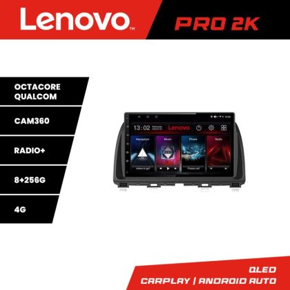 Navigatie Mazda CX-5 2012-2016 Lenovo Kit-212 Quad Core cu Android Internet Bluetooth Radio GPS WIFI 8 core QLED 2K 8+256 360GB