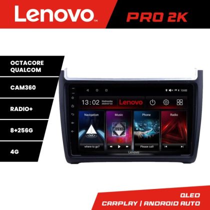 Navigatie VW Polo 2014- Lenovo Kit-655 8 core QLED 2K 8+256 360 Android Waze USB Navigatie Internet Youtube Radio