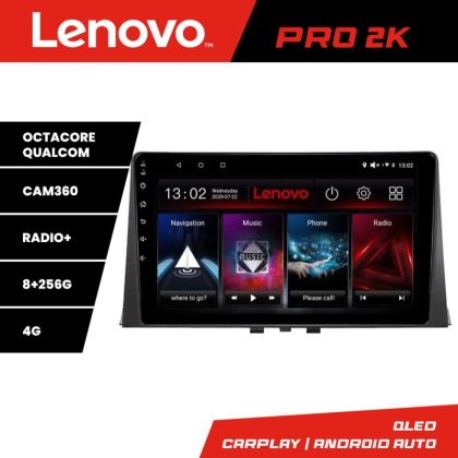 Navigatie Citroen Berlingo 2019-2021 Lenovo Kit-berlingo18 8 core QLED 2K 8+256 360 Android Waze USB Navigatie Internet Youtube Radio v2