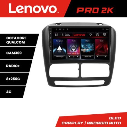 Navigatie Fiat Doblo 2015-2018 Lenovo Kit-DOBLO15 8 core QLED 2K 8+256 360 Android Waze USB Navigatie Internet Youtube Radio