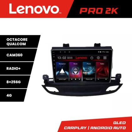 Navigatie Opel Insignia 2018- Lenovo Kit-insignia19 8 core QLED 2K 8+256 360 Android Waze USB Navigatie Internet Youtube Radio