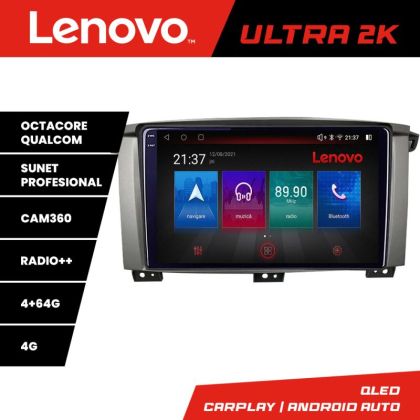 Navigatie Toyota Land Cruiser L100 2002-2006 Android radio gps internet 8 core QLED Qualcomm 4+64 360 Lenovo