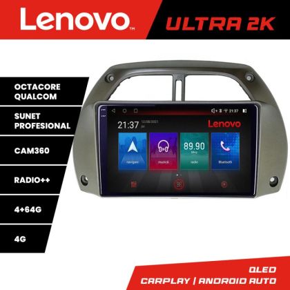 Navigatie Toyota Rav 4 2000-2004 Android radio gps internet 8 core QLED Qualcomm 4+64 360 Lenovo