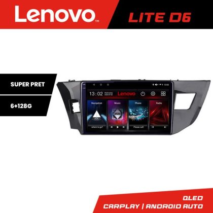 Navigatie Toyota Corolla 2013-2017 Lenovo Kit-470 8 core 6+128 GB Android Waze USB Navigatie Internet Youtube Radio