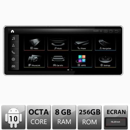 Navigatie Audi Q3 MMI3G EDT-Q3-V3 ecran 10.25" Android Gps Internet Bluetooth USB Video Qualcomm 8 GB + 256 GB