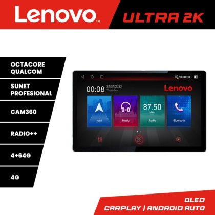 Navigatie Hyundai Tucson 2019 Lenovo PRO 4+64 2K 13 inch qled android 4G DSP gps internet  Kit-1135