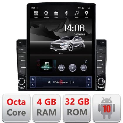 Navigatie dedicata Edonav Ford Fiesta 2020-  Android radio gps internet Octa Core 4+64 LTE Kit-fiesta-2020+EDT-E709