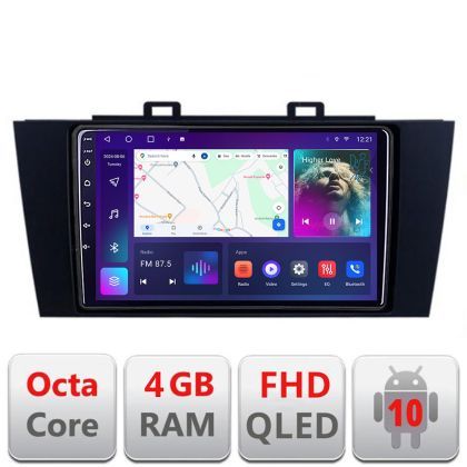 Navigatie Subaru Outback 2014-2019 B-OUTBACK5 Android Ecran QLED octa core 4+64 carplay android auto KIT-OUTBACK5+EDT-E309V3