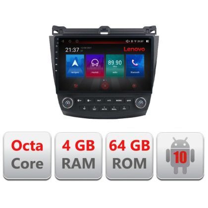 Navigatie Honda Accord 2004-2008 E-ACCORD Octa Core cu Android Radio Bluetooth Internet GPS WIFI DSP 4+64GB 4G