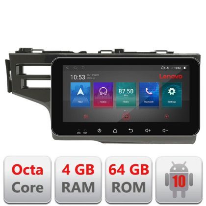 Navigatie Honda Fit 2014-2019 Android radio gps internet Octa Core 4+64 LTE ecran de 10.33' wide Kit-fit-14+EDT-E511-PRO