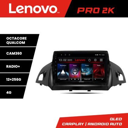 Navigatie Ford Kuga 2013-2017 Lenovo Kit-362 8 core QLED 2K 12+256 360 Android Waze USB Navigatie Internet Youtube Radio