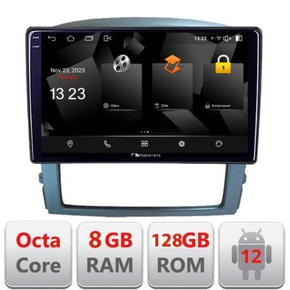 Navigatie Kia Sorento 2002-2008 Android Octa Core Qualcomm 2K Qled 8+128 DTS DSP 360 4G Optical