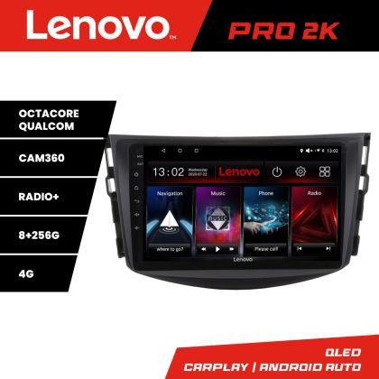 Navigatie Toyota RAV4 Lenovo Kit-018 8 core QLED 2K 8+256 360 Android Waze USB Navigatie Internet Youtube Radio