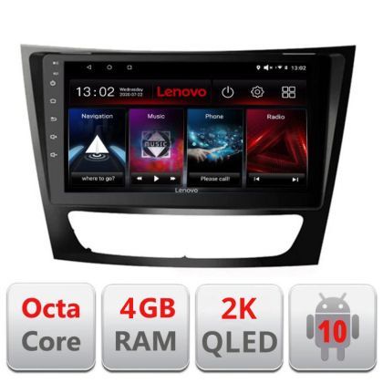 Navigatie Mercedes W211 W219 L-090, Octacore, 4Gb RAM, 64Gb Hdd, 4G, QLED 2K, DSP, Carplay, Bluetooth