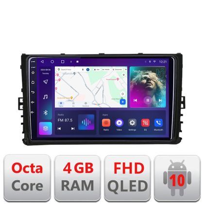 Navigatie Toyota Auris Corolla 2017-2018 B-auris-2017 Android Ecran QLED octa core 4+64 carplay android auto KIT-auris-2017+EDT-E309V3