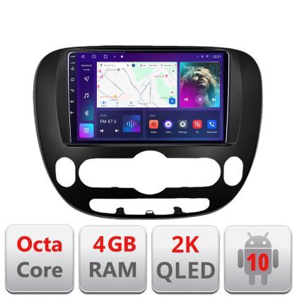 Navigatie Kia Soul 2014-2019 Android ecran Qled 2K Octa core 4+32 Kit-soul-2014+EDT-E409-2K