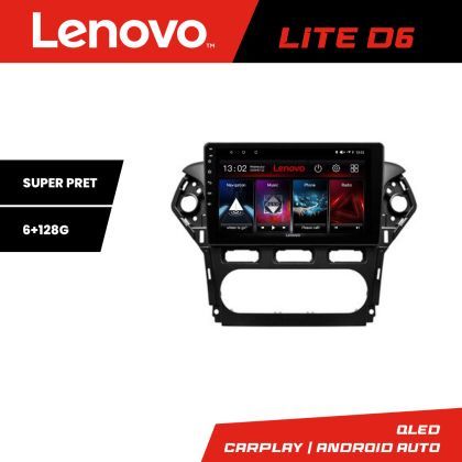 Navigatie Ford Mondeo 2010-2014 Lenovo Kit-MONDEO-CLIMA 8 core 6+128 GB Android Waze USB Navigatie Internet Youtube Radio