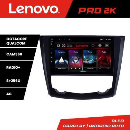 Navigatie Renault Kadjar Lenovo Kit-9030 8 core QLED 2K 8+256 360 Android Waze USB Navigatie Internet Youtube Radio