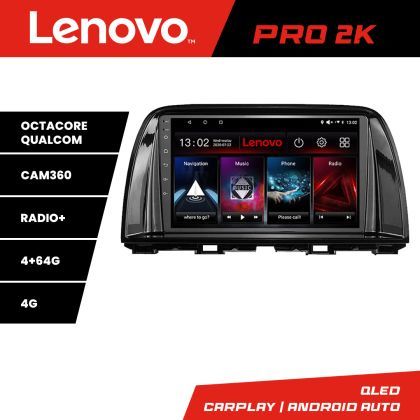 Navigatie Mazda CX5 2015-2017 Android radio gps internet 8 core QLED 2K 4+64 360 Lenovo