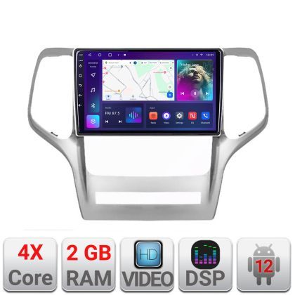 Navigatie Jeep Gran Cherokee 2011-2013 A-GRCHE  2+32 GB Android Waze USB Navigatie Internet Youtube Radio