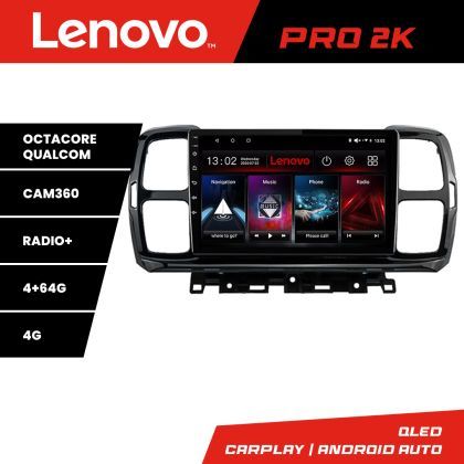 Navigatie Citroen C5 Aircross Android radio gps internet 8 core QLED 2K 4+64 360 Lenovo