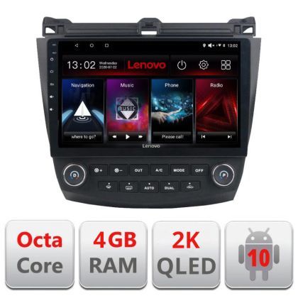 Navigatie Honda Accord 2004-2008 L-ACCORD, Octacore, 4Gb RAM, 64Gb Hdd, 4G, QLED 2K, DSP, Carplay, Bluetooth