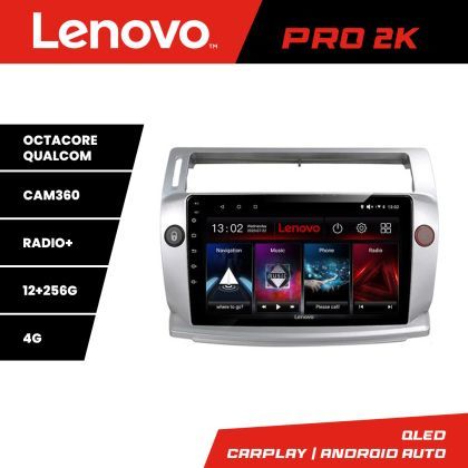 Navigatie Citroen C4 Quad Core Lenovo Kit-088 8 core QLED 2K 12+256 360 Android Waze USB Navigatie Internet Youtube Radio