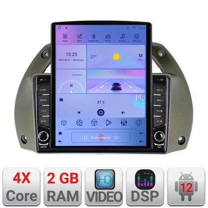 Navigatie Toyota Rav 4 2000-2004 Android radio gps internet quad core 2+32 ecran vertical 9.7" kit-rav4-old+EDT-E708