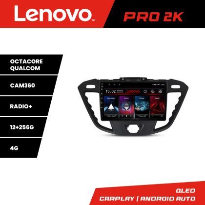 Navigatie Ford Transit Quad Core Lenovo Kit-845 8 core QLED 2K 12+256 360 Android Waze USB Navigatie Internet Youtube Radio