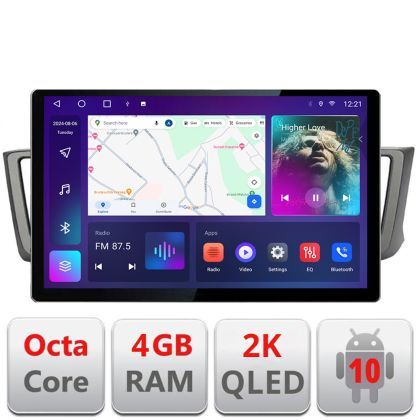 Navigatie dedicata Toyota RAV4 N-247 Edonav ecran 13" 2K 8 si 128 Android Waze USB Navigatie 4G 360 Toslink Youtube Radio KIT-247 si