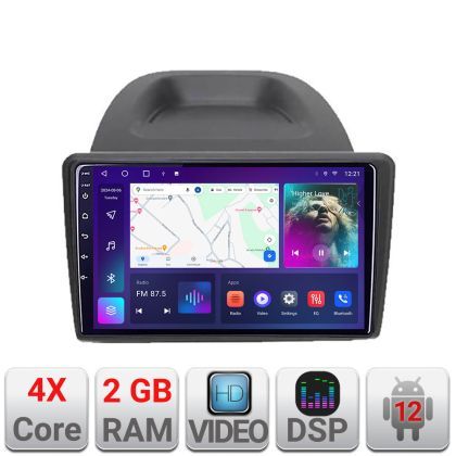 Navigatie Ford Fiesta 2012-2018 A-256  2+32 GB Android Waze USB Navigatie Internet Youtube Radio