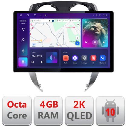 Navigatie dedicata Edonav Nisan Note 2012-2019, Ecran 2K QLED 13",Octacore,4Gb RAM,32Gb Hdd,4G,360,DSP,Carplay,Bluetooth