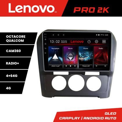 Navigatie Citroen C4 cu clima manuala 2015-2018 Lenovo Kit-C4-AC 8 core QLED 2K 4+64 360 Android Waze USB Navigatie Internet Youtube Radio