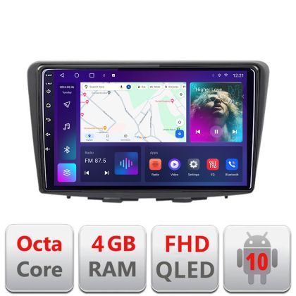 Navigatie Suzuki Baleno B-baleno Android Ecran QLED octa core 4+64 carplay android auto kit-baleno+EDT-E309V3