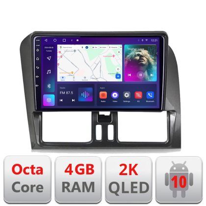 Navigatie dedicata Volvo XC60 C-272 Android Octa Core Ecran 2K QLED GPS  4G 4+32GB 360 KIT-272+EDT-E409-2K